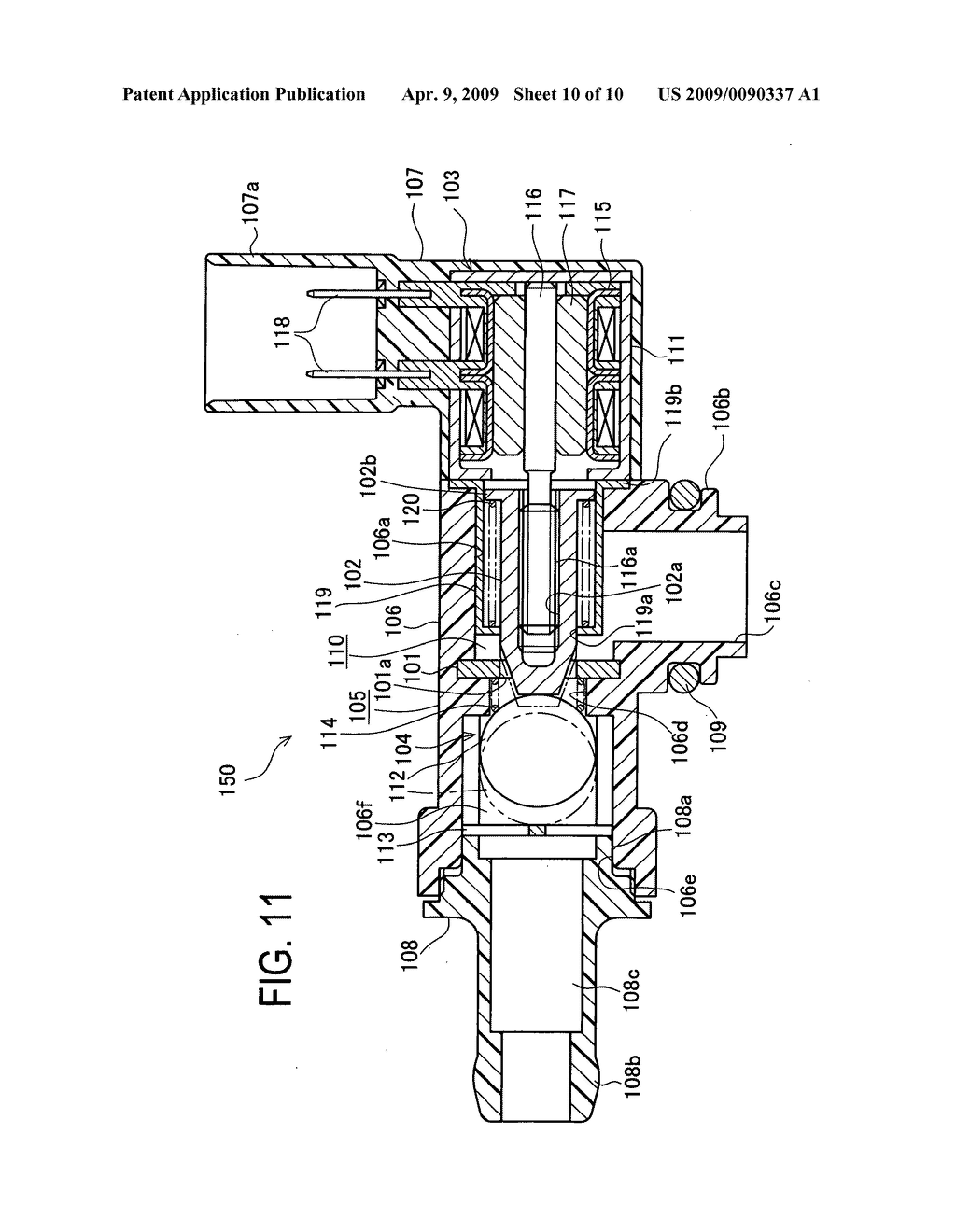 Engine blow-by gas returning apparatus - diagram, schematic, and image 11