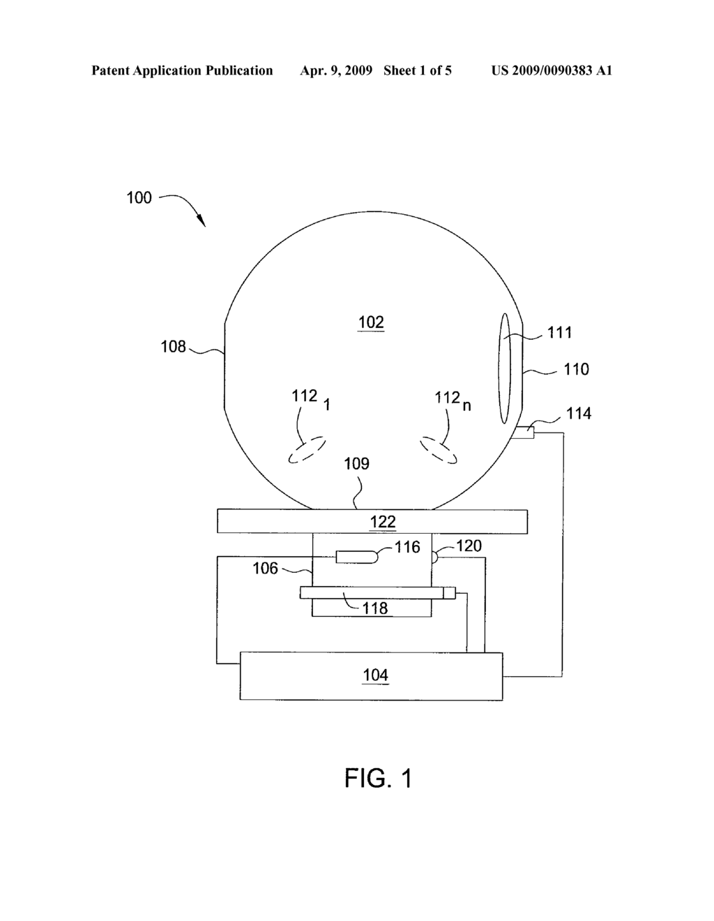 METHOD AND APPARATUS FOR CLEANING AN INTEGRATING SPHERE - diagram, schematic, and image 02