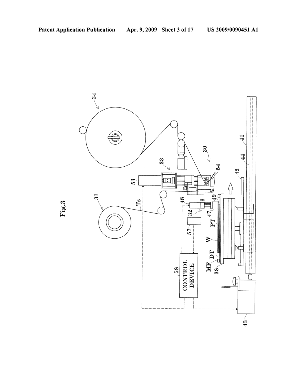 PROTECTIVE TAPE SEPARATION METHOD AND APPARATUS USING THE SAME - diagram, schematic, and image 04