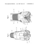 Nozzle Having A Spray Pattern For Use With An Earth Boring Drill Bit diagram and image