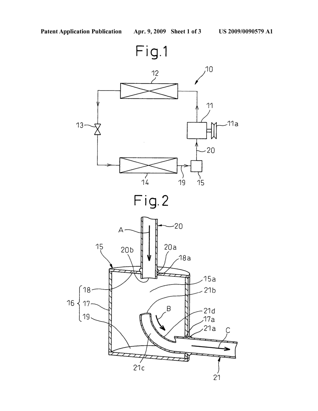 Silencer for refrigeration cycle system - diagram, schematic, and image 02