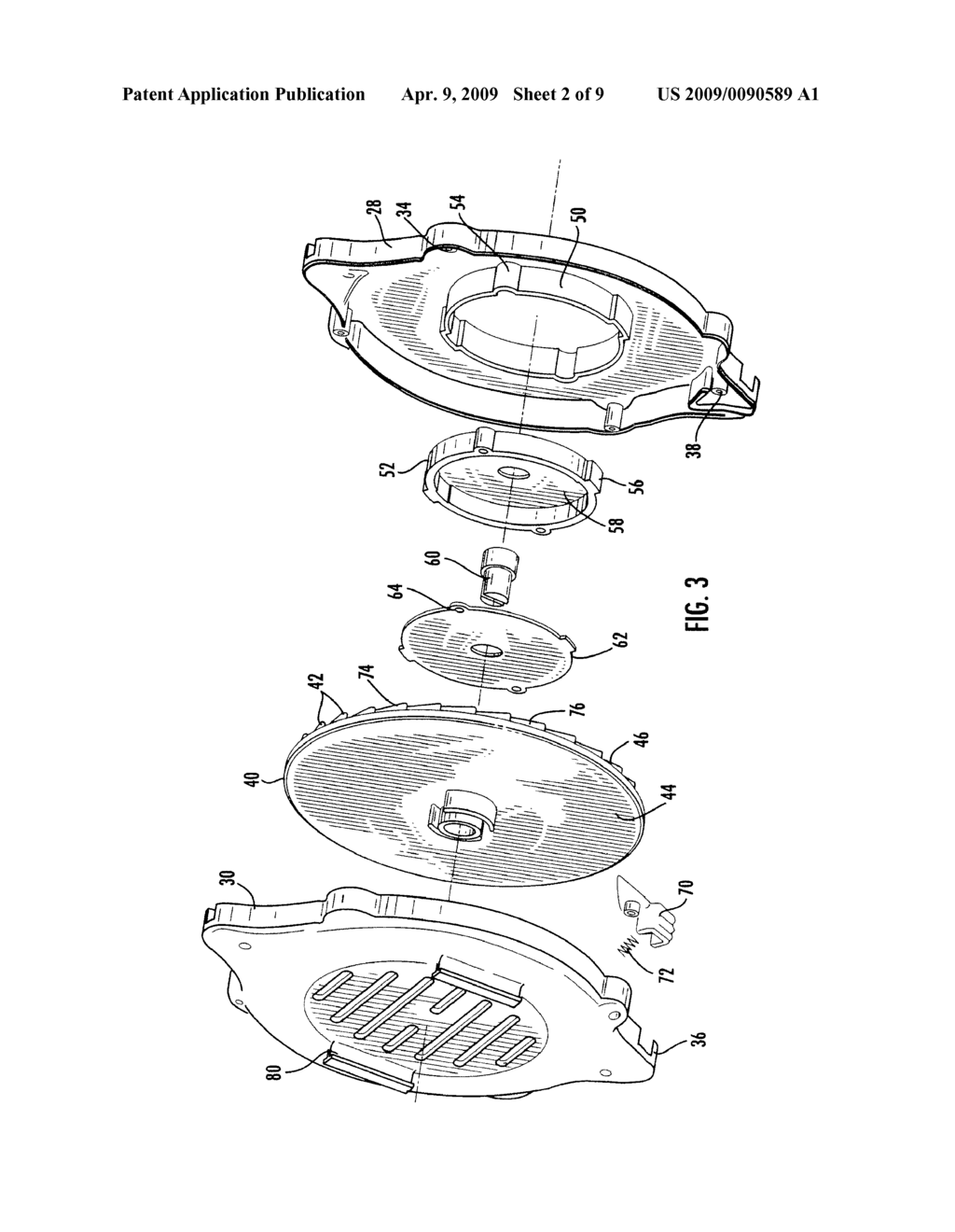 RETRACTABLE REEL ASSEMBLY - diagram, schematic, and image 03