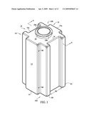 INTERLOCKING CONTAINER ASSEMBLED TO FORM USEFUL STRUCTURES diagram and image