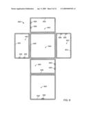 ASSEMBLY OF PANELS FOLDABLE TO FORM A CONTAINER diagram and image