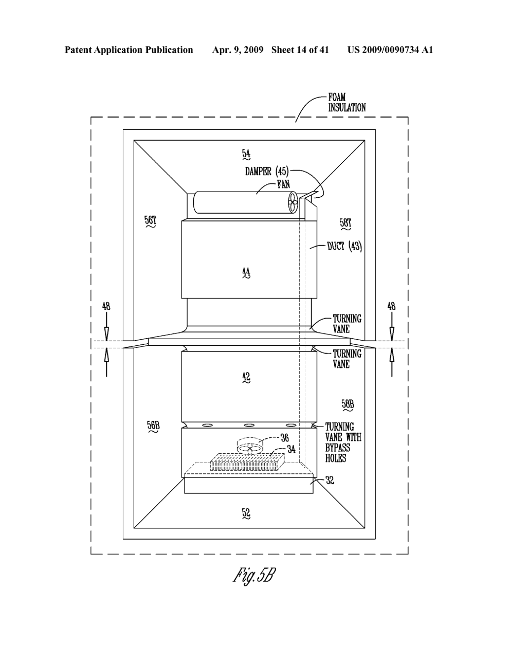 APPARATUS AND METHOD FOR SINGLE OR MULTIPLE TEMPERATURE ZONE(S) IN REFRIGERATED VENDING MACHINE - diagram, schematic, and image 15