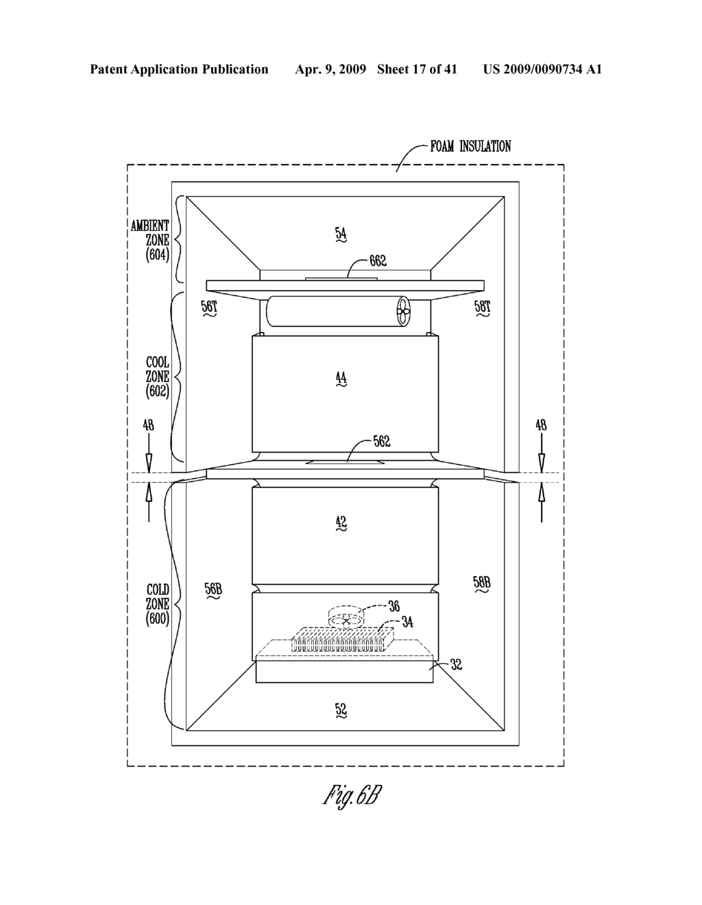 APPARATUS AND METHOD FOR SINGLE OR MULTIPLE TEMPERATURE ZONE(S) IN REFRIGERATED VENDING MACHINE - diagram, schematic, and image 18