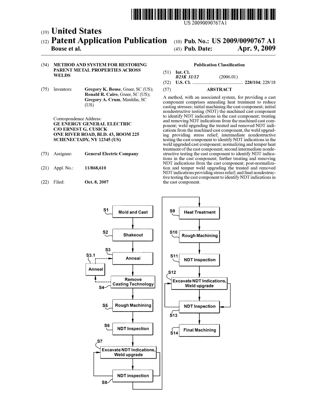 METHOD AND SYSTEM FOR RESTORING PARENT METAL PROPERTIES ACROSS WELDS - diagram, schematic, and image 01