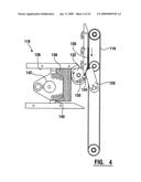 Automated banking machine which dispenses, receives and stores notes and other financial instrument sheets diagram and image