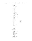 Power-driven rolling and receiving apparatus diagram and image