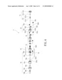 Power-driven rolling and receiving apparatus diagram and image