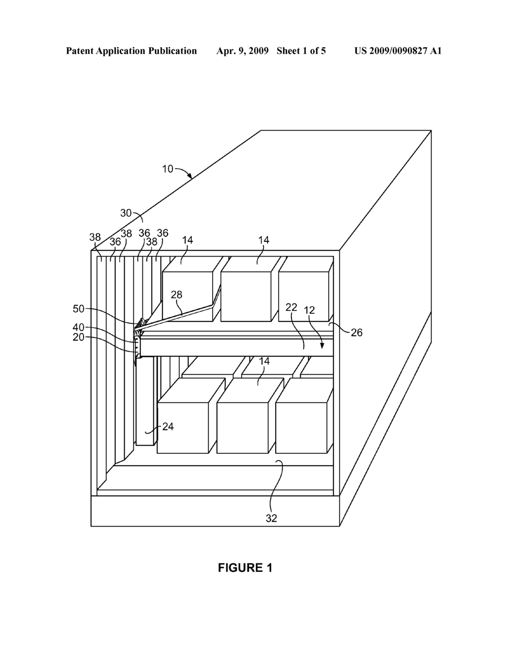 DEVICE AND METHOD FOR SUPPORTING CARGO - diagram, schematic, and image 02