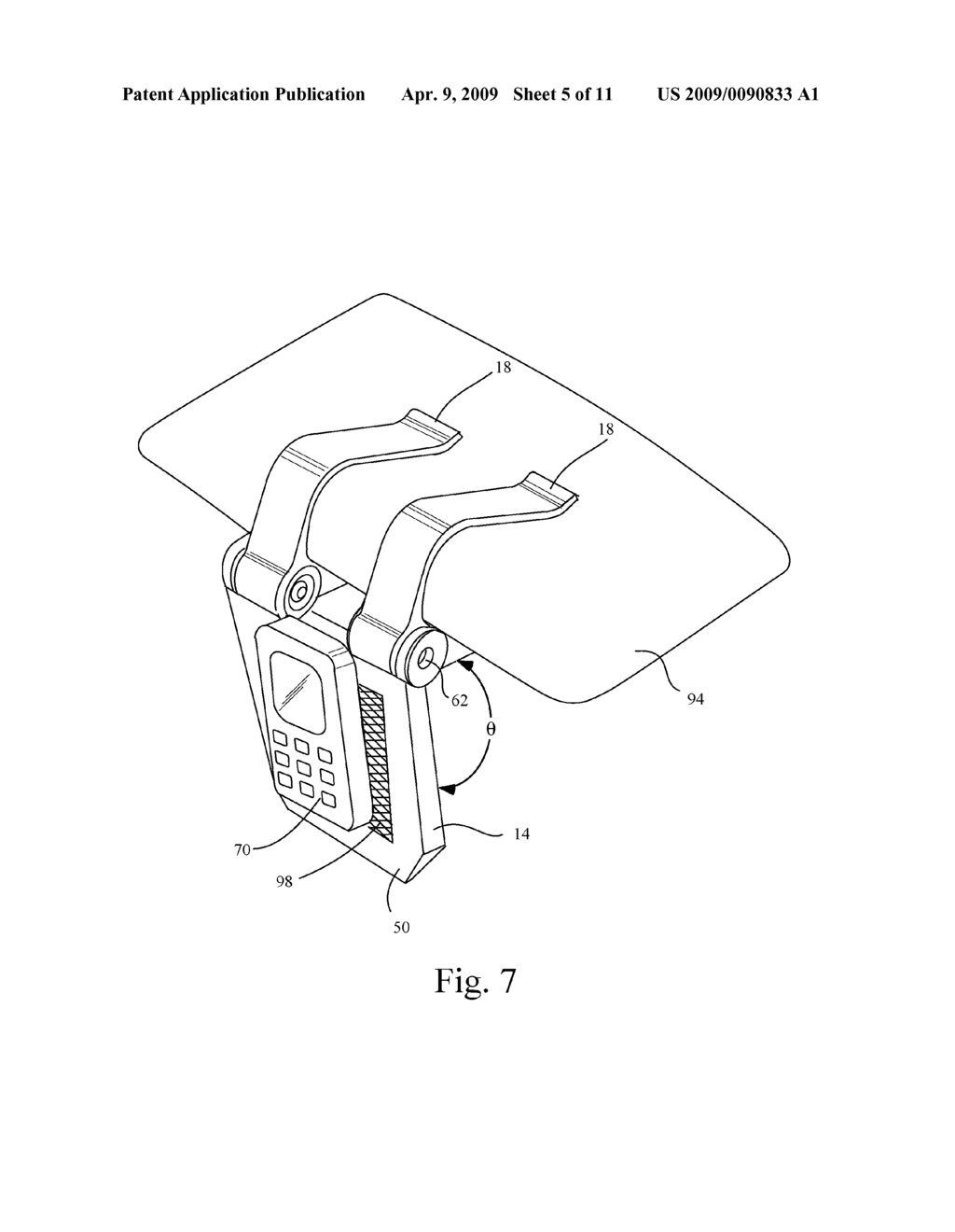 MOBILE COMMUNICATION MOUNTING DEVICE AND SYSTEM - diagram, schematic, and image 06