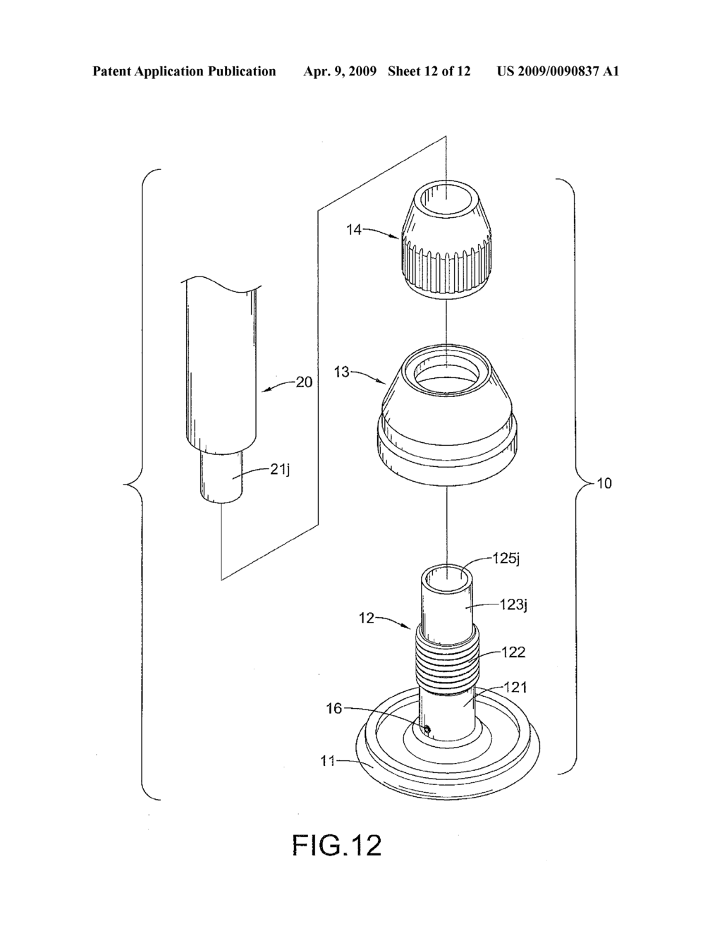 Hanging Device with a Sucker Assembly - diagram, schematic, and image 13