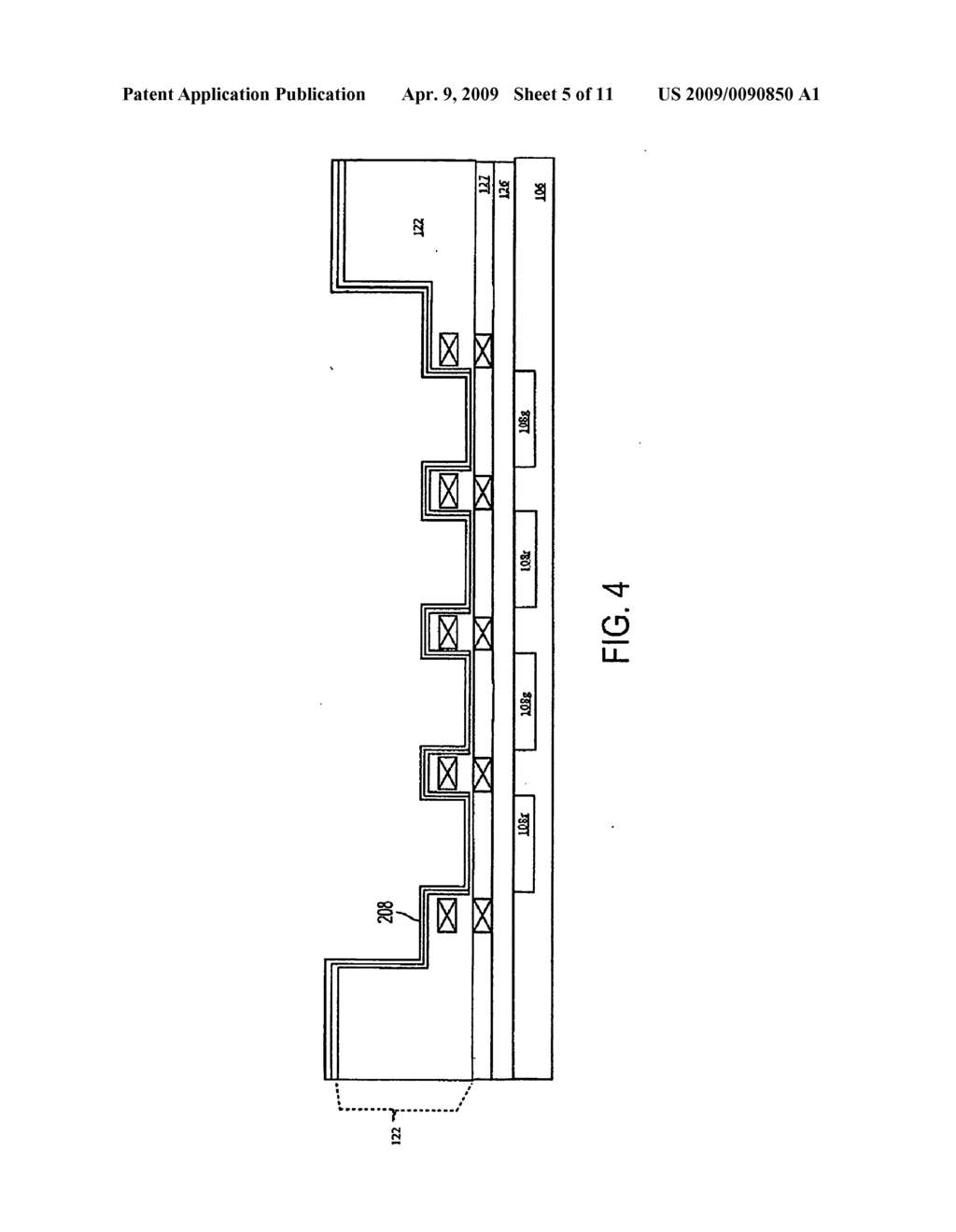 Deep Recess Color Filter Array and Process of Forming the Same - diagram, schematic, and image 06