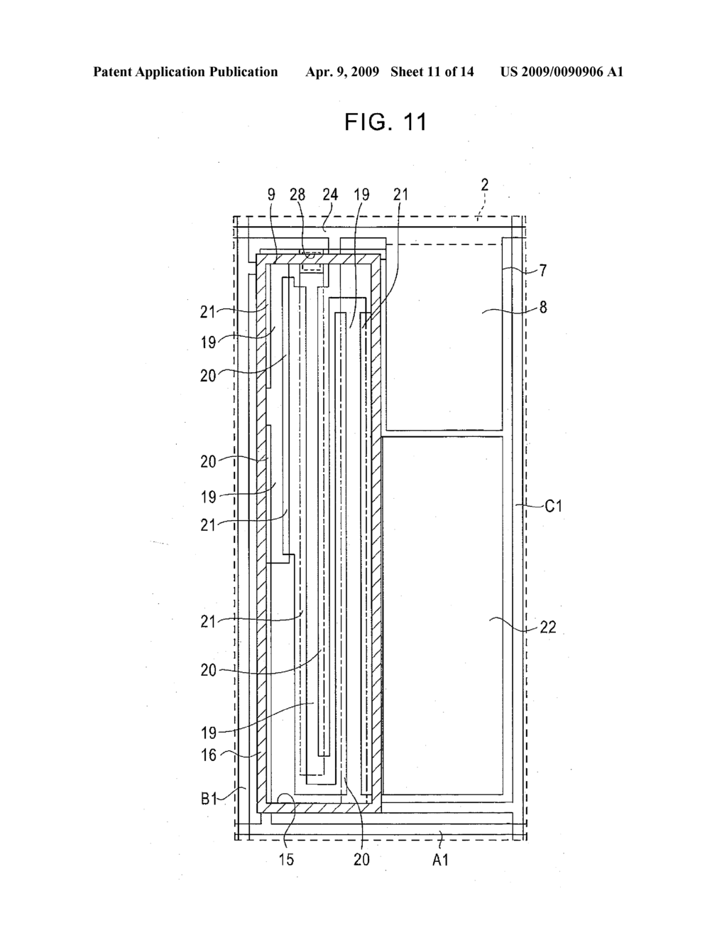 ORGANIC THIN FILM TRANSISTOR DEVICE AND MANUFACTURING METHOD THEREFOR - diagram, schematic, and image 12