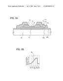 THIN FILM TRANSISTOR, DISPLAY DEVICE HAVING THIN FILM TRANSISTOR, AND METHOD FOR MANUFACTURING THE SAME diagram and image