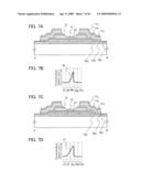 THIN FILM TRANSISTOR, DISPLAY DEVICE HAVING THIN FILM TRANSISTOR, AND METHOD FOR MANUFACTURING THE SAME diagram and image