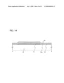 THIN FILM TRANSISTOR, DISPLAY DEVICE HAVING THIN FILM TRANSISTOR, AND METHOD FOR MANUFACTURING THE SAME diagram and image