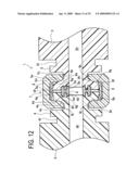 Fluid device connecting structure and fluid device unit diagram and image