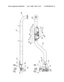 Cable actuated latch system diagram and image