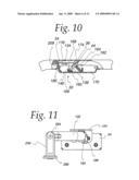 Cable actuated latch system diagram and image