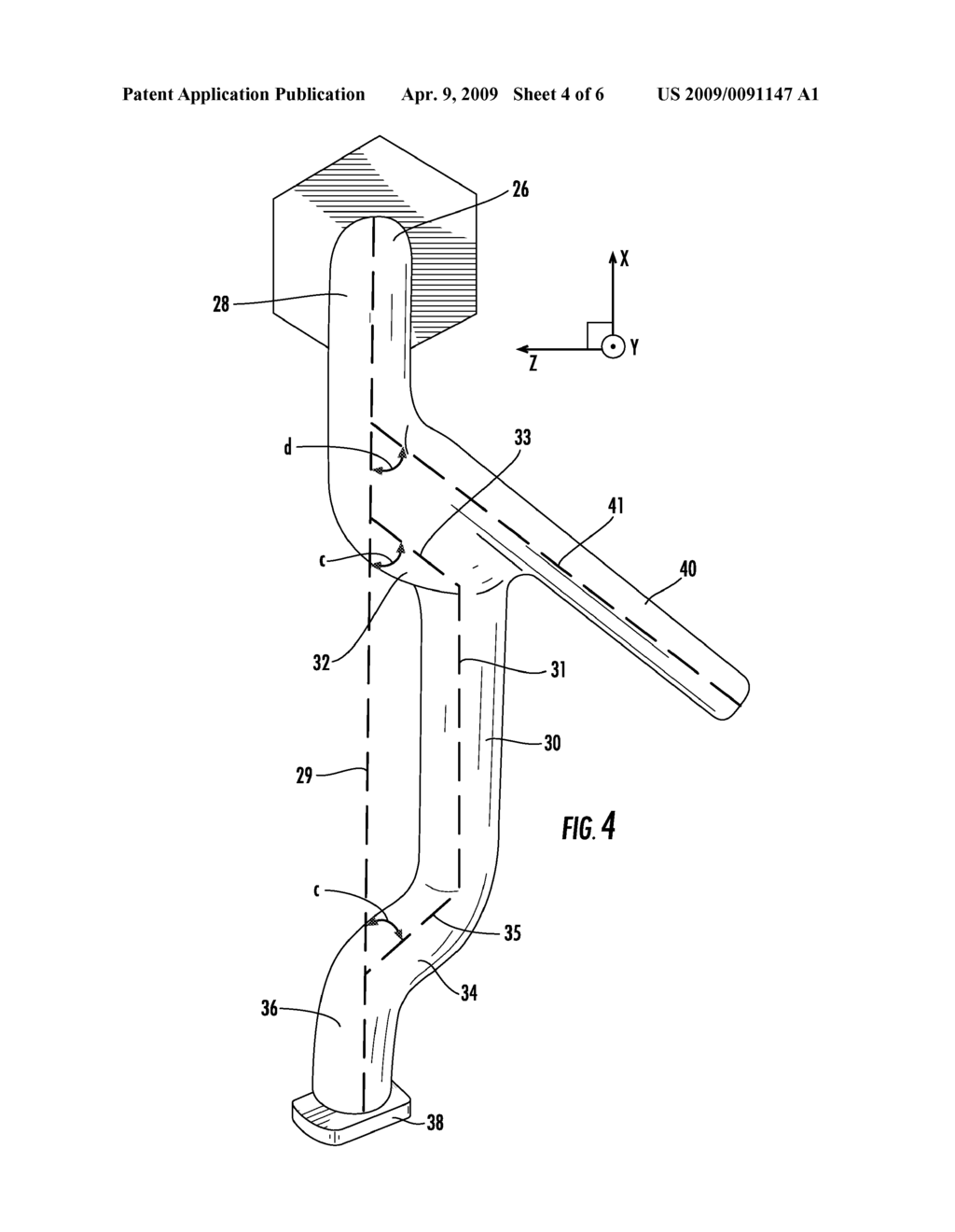 POLE-MOUNTED HOOK DEVICE FOR ELECTRIC UTILITY APPLICATIONS - diagram, schematic, and image 05