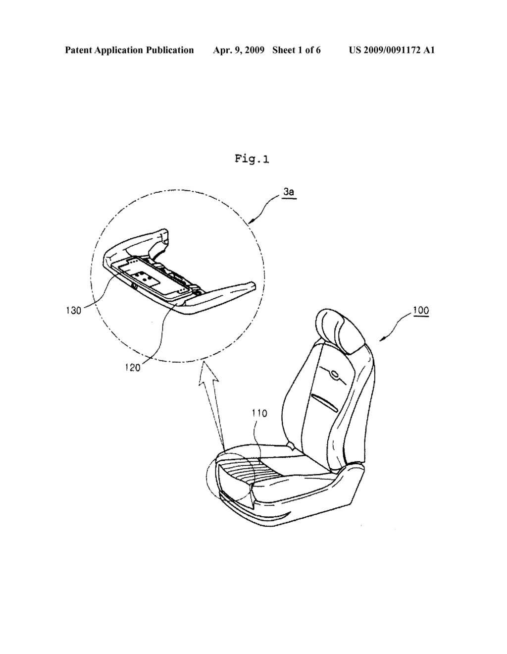 APPARATUS FOR ADJUSTING LENGTH OF SEAT CUSHION - diagram, schematic, and image 02