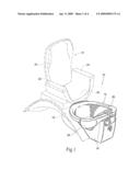 Spa device with leg rests and calf supports diagram and image