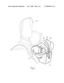 Spa device with leg rests and calf supports diagram and image