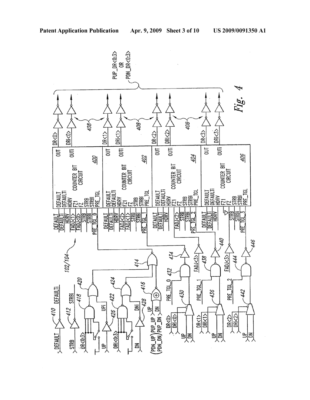 METHOD AND CIRCUIT FOR OFF CHIP DRIVER CONTROL, AND MEMORY DEVICE USING SAME - diagram, schematic, and image 04