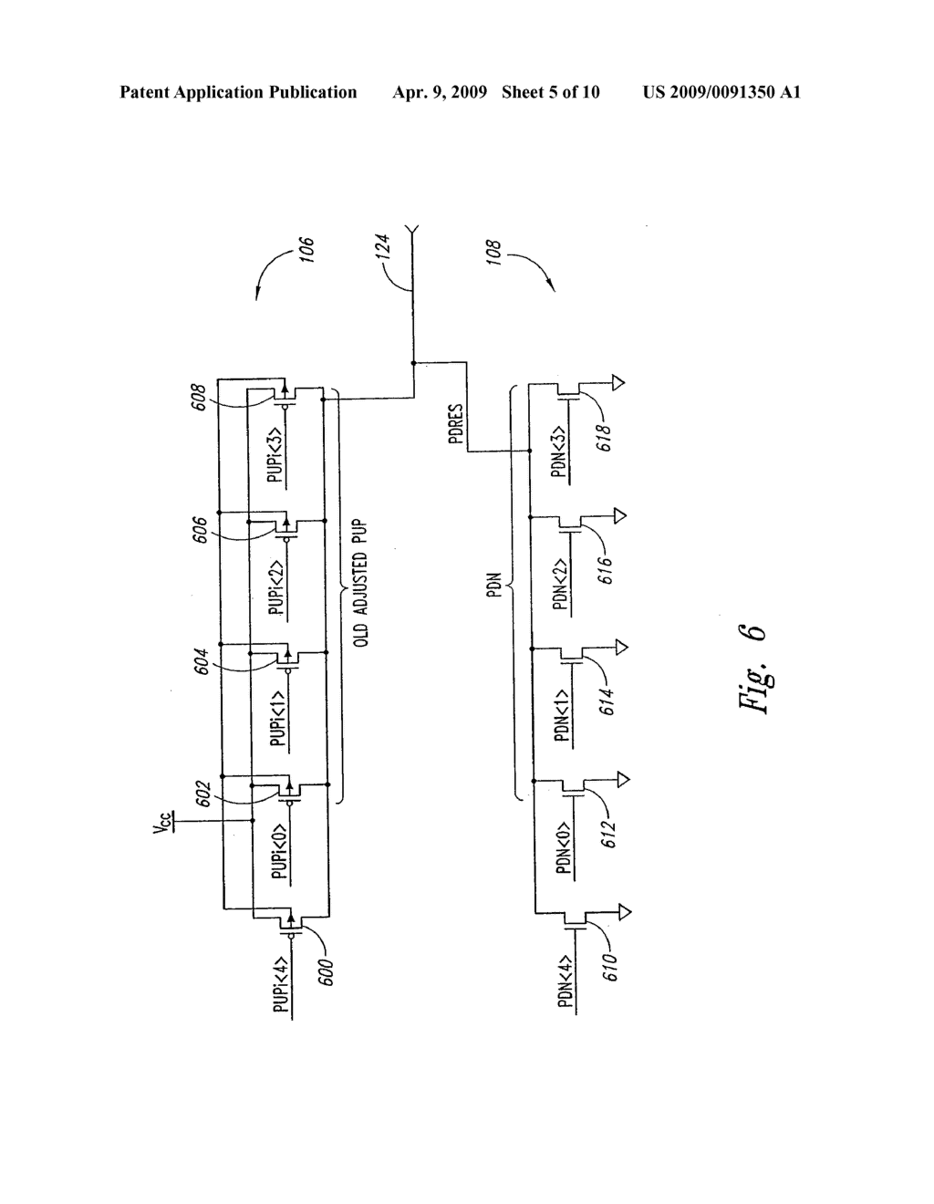 METHOD AND CIRCUIT FOR OFF CHIP DRIVER CONTROL, AND MEMORY DEVICE USING SAME - diagram, schematic, and image 06