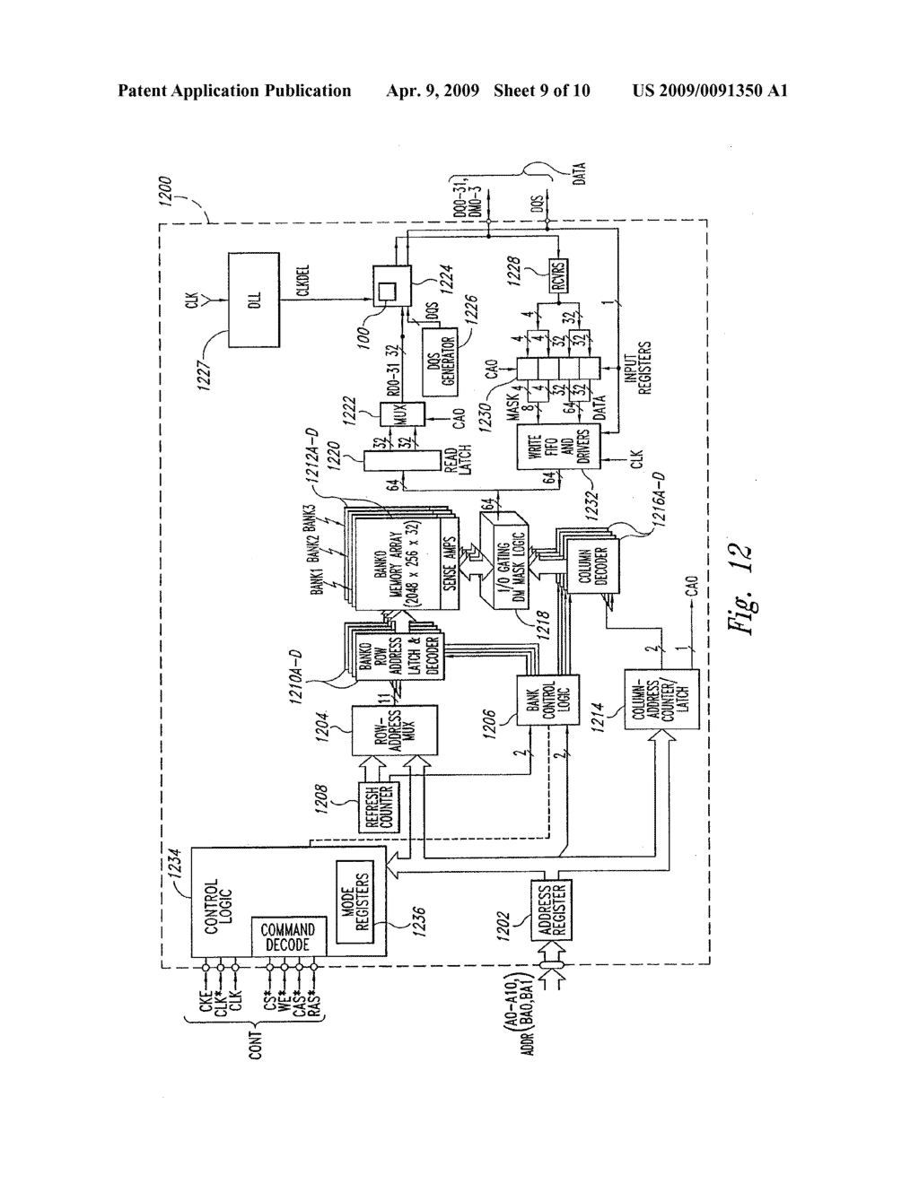 METHOD AND CIRCUIT FOR OFF CHIP DRIVER CONTROL, AND MEMORY DEVICE USING SAME - diagram, schematic, and image 10