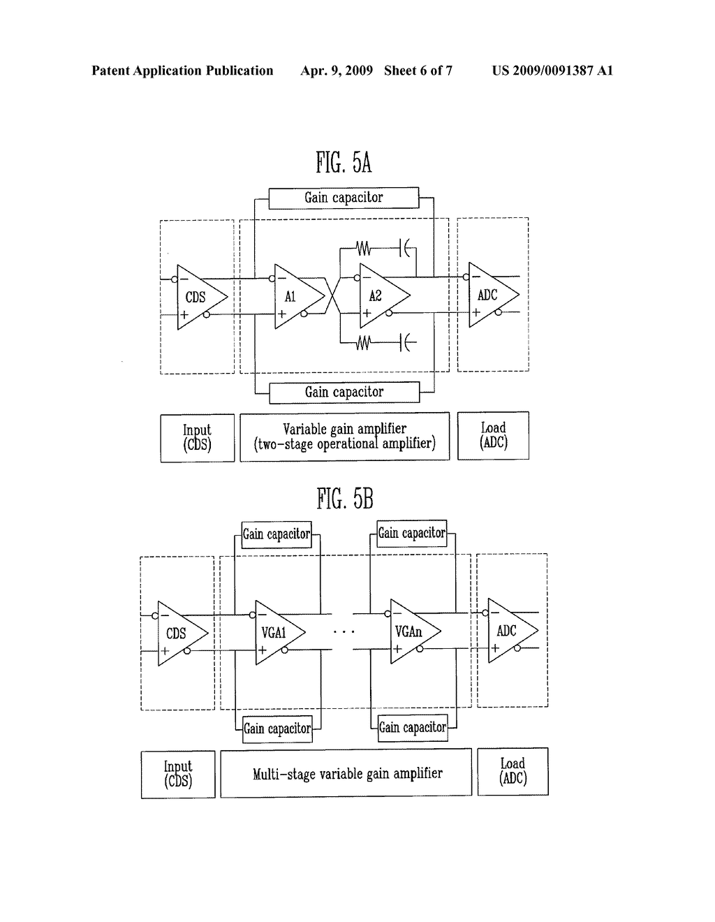 SWITCHED-CAPACITOR VARIABLE GAIN AMPLIFIER HAVING HIGH VOLTAGE GAIN LINEARITY - diagram, schematic, and image 07