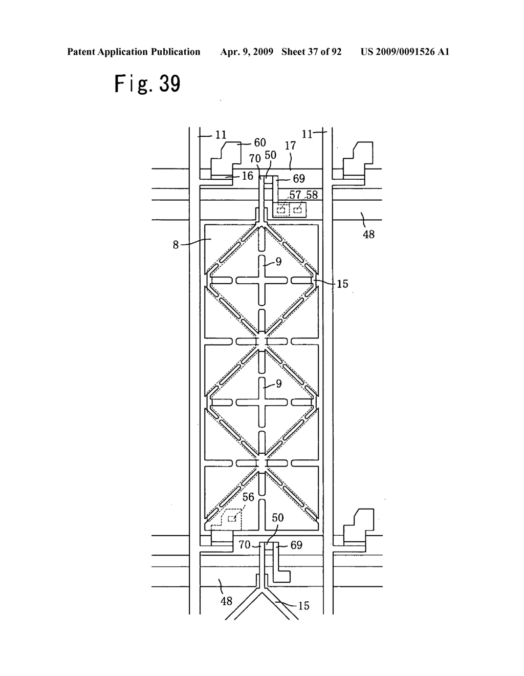 Color active matrix type vertically aligned mode liquid crystal display and driving method thereof - diagram, schematic, and image 38