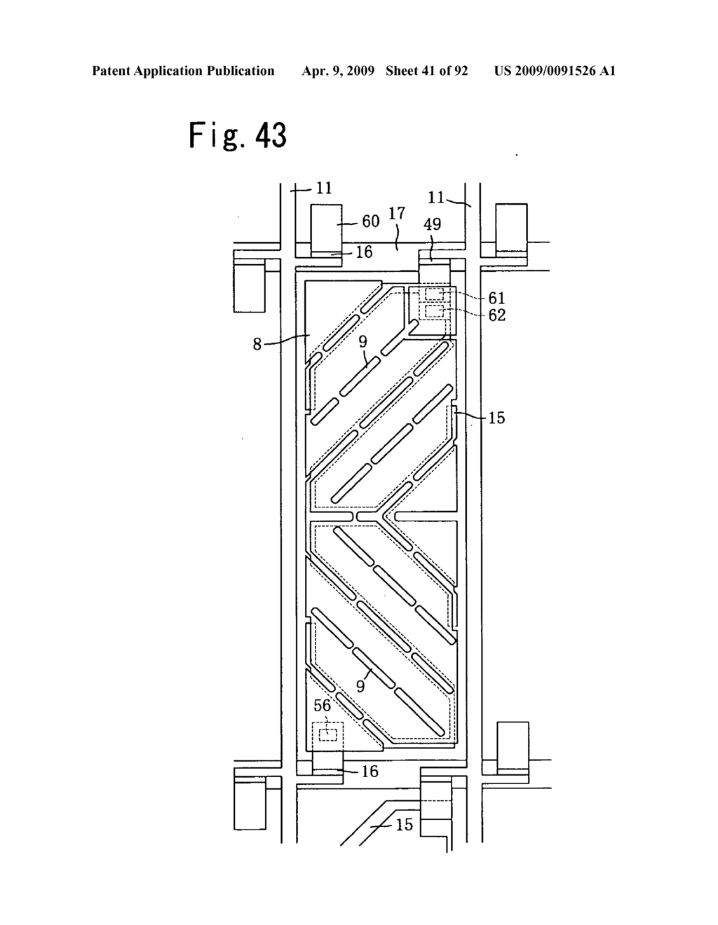 Color active matrix type vertically aligned mode liquid crystal display and driving method thereof - diagram, schematic, and image 42