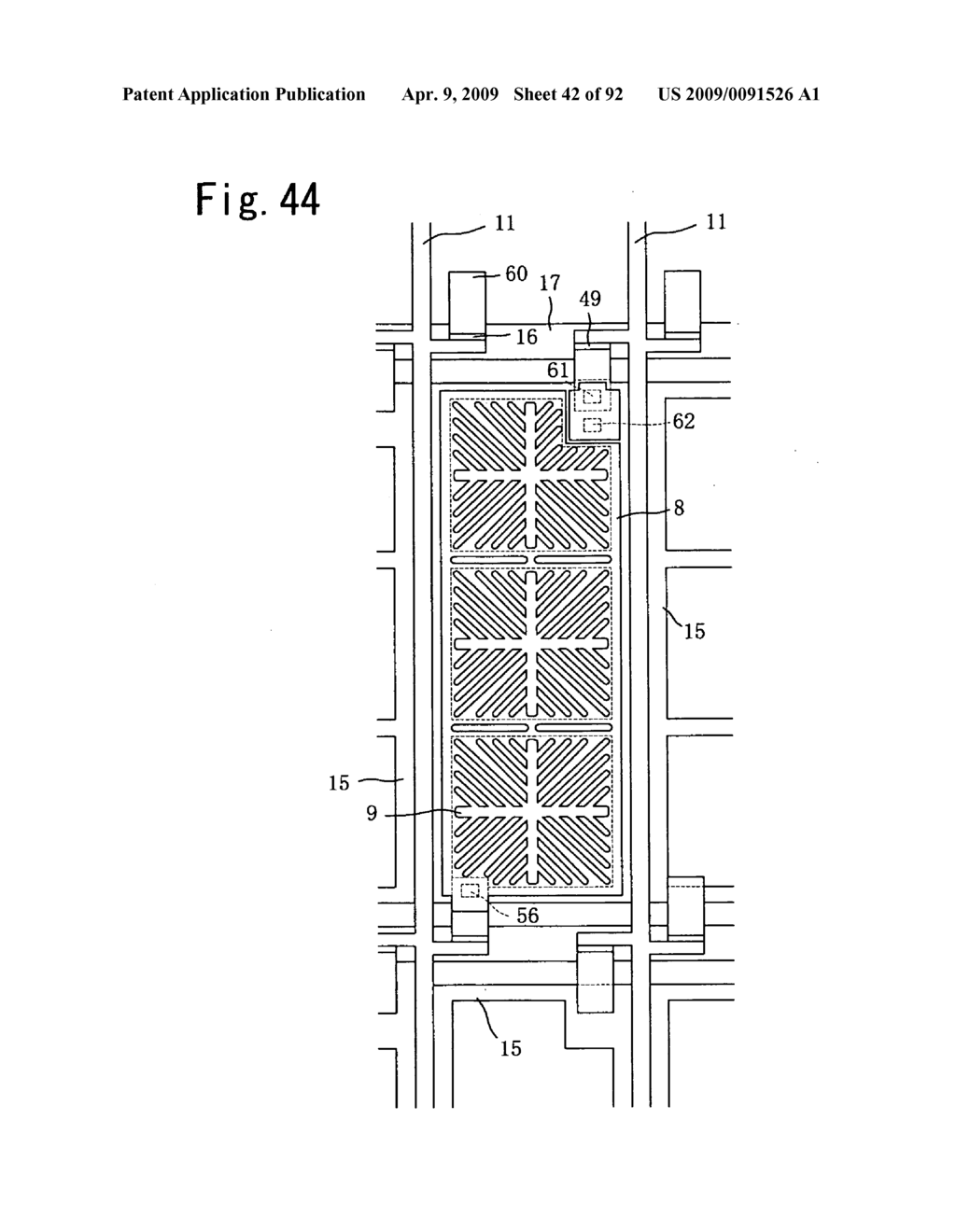 Color active matrix type vertically aligned mode liquid crystal display and driving method thereof - diagram, schematic, and image 43