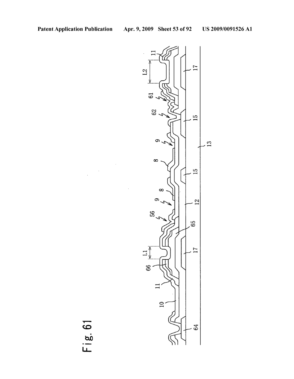 Color active matrix type vertically aligned mode liquid crystal display and driving method thereof - diagram, schematic, and image 54