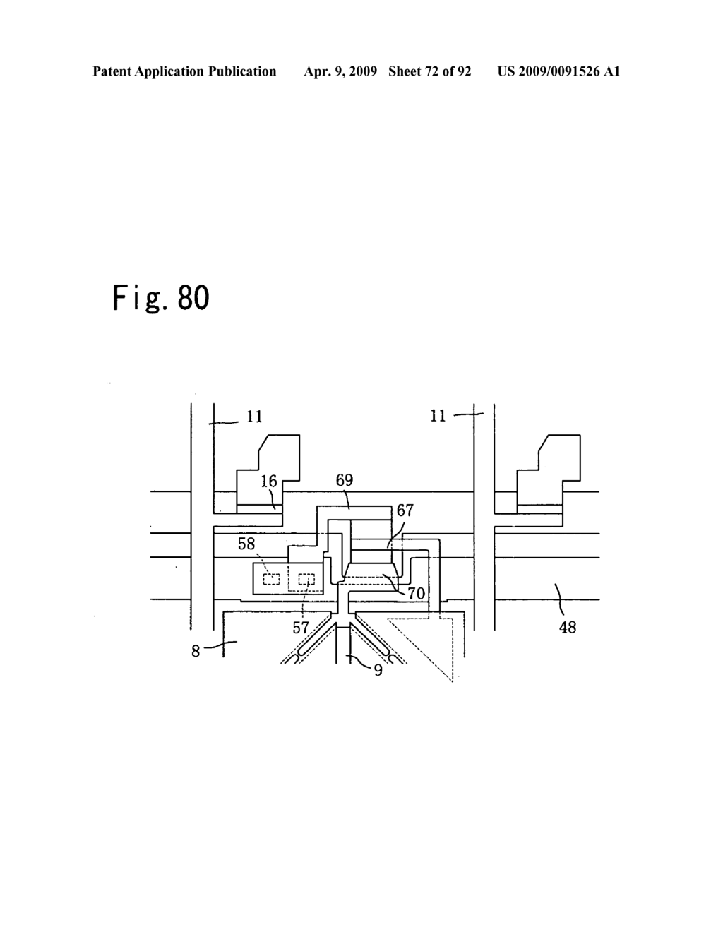 Color active matrix type vertically aligned mode liquid crystal display and driving method thereof - diagram, schematic, and image 73