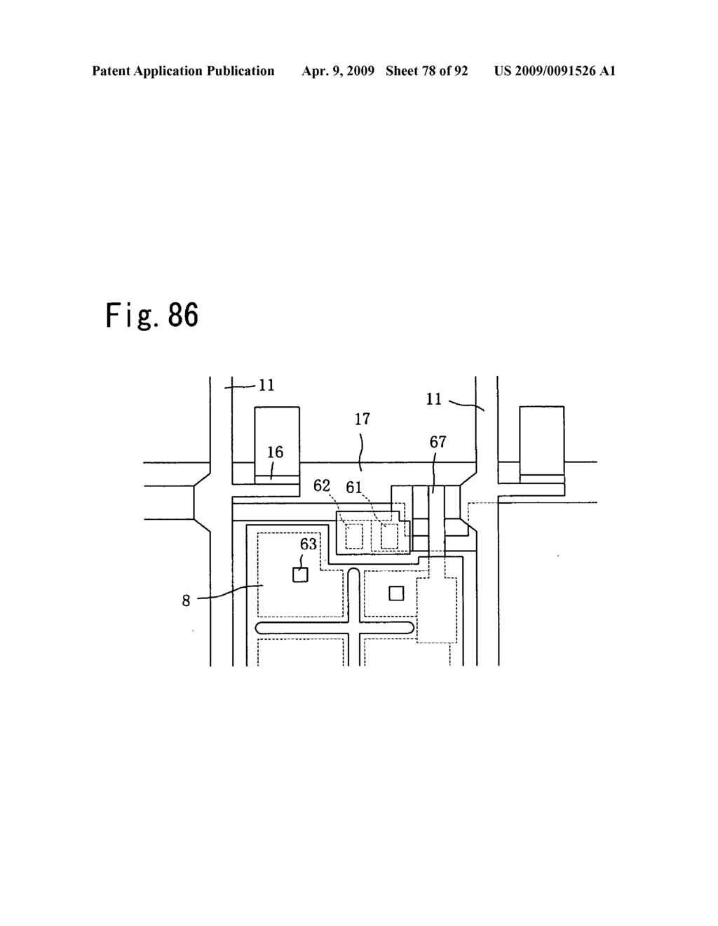 Color active matrix type vertically aligned mode liquid crystal display and driving method thereof - diagram, schematic, and image 79