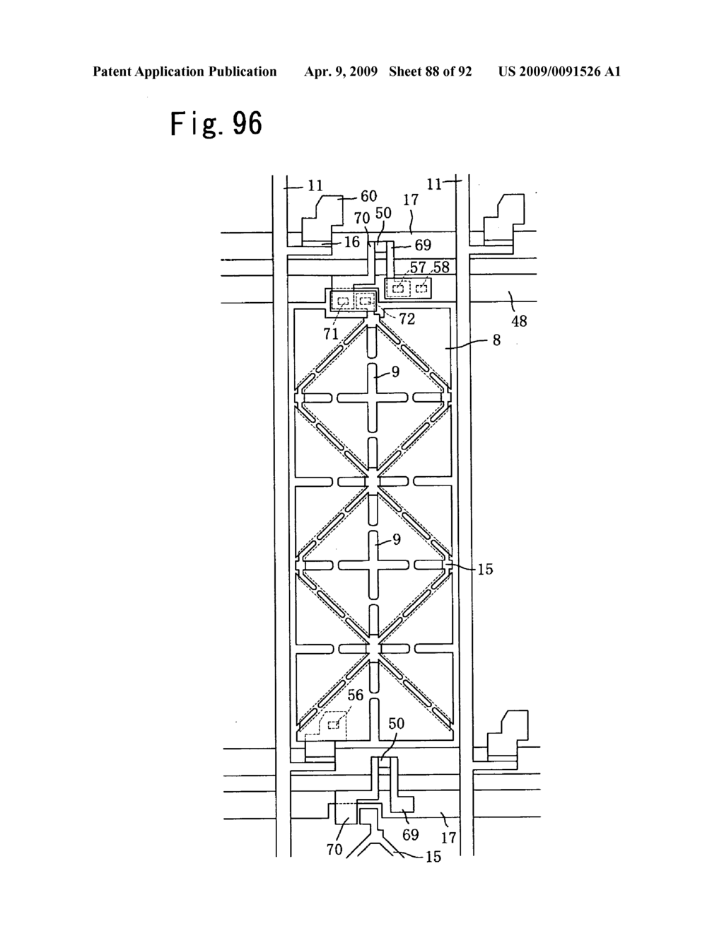 Color active matrix type vertically aligned mode liquid crystal display and driving method thereof - diagram, schematic, and image 89