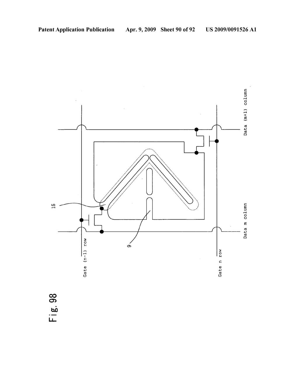 Color active matrix type vertically aligned mode liquid crystal display and driving method thereof - diagram, schematic, and image 91