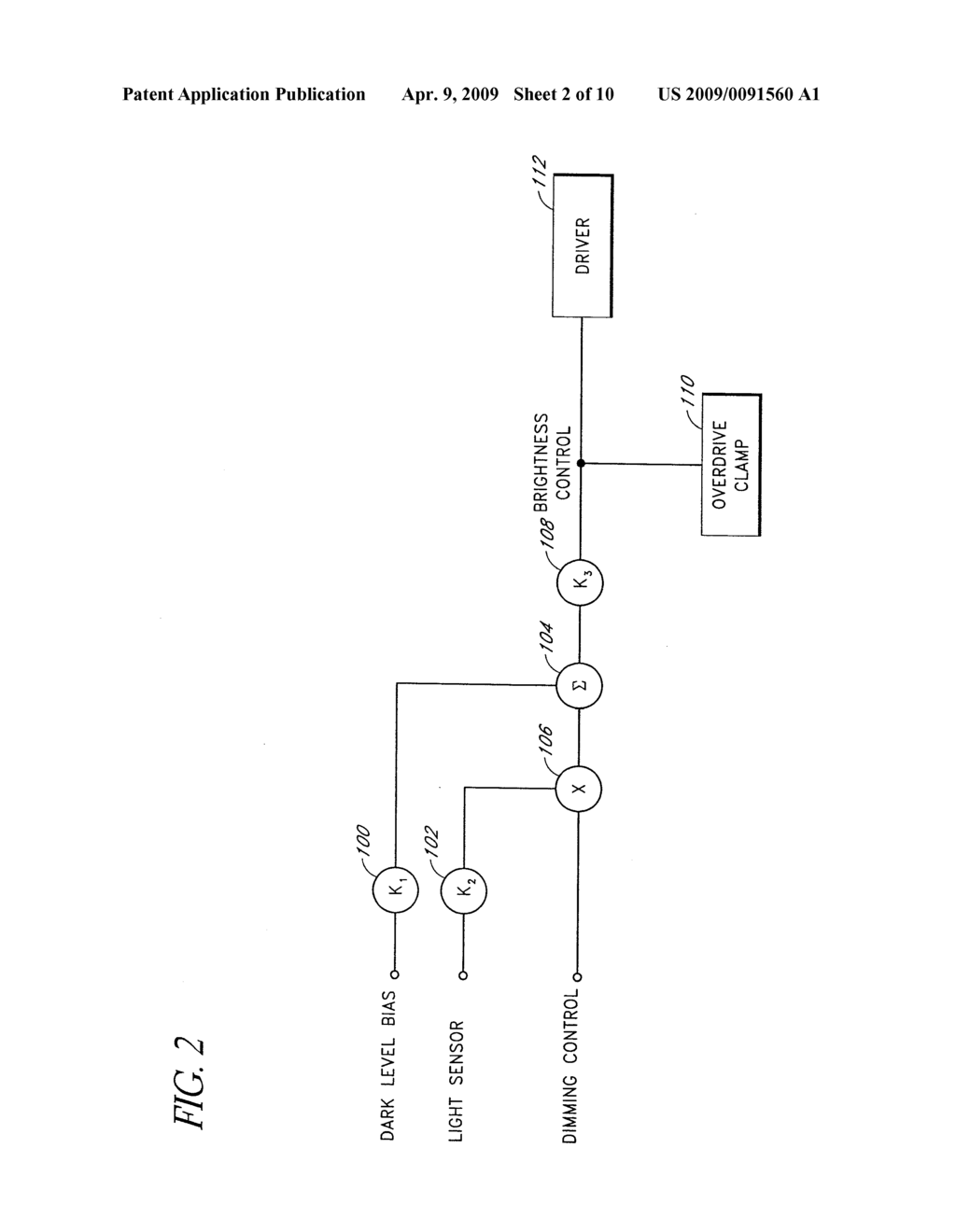 METHOD AND APPARATUS TO CONTROL DISPLAY BRIGHTNESS WITH AMBIENT LIGHT CORRECTION - diagram, schematic, and image 03