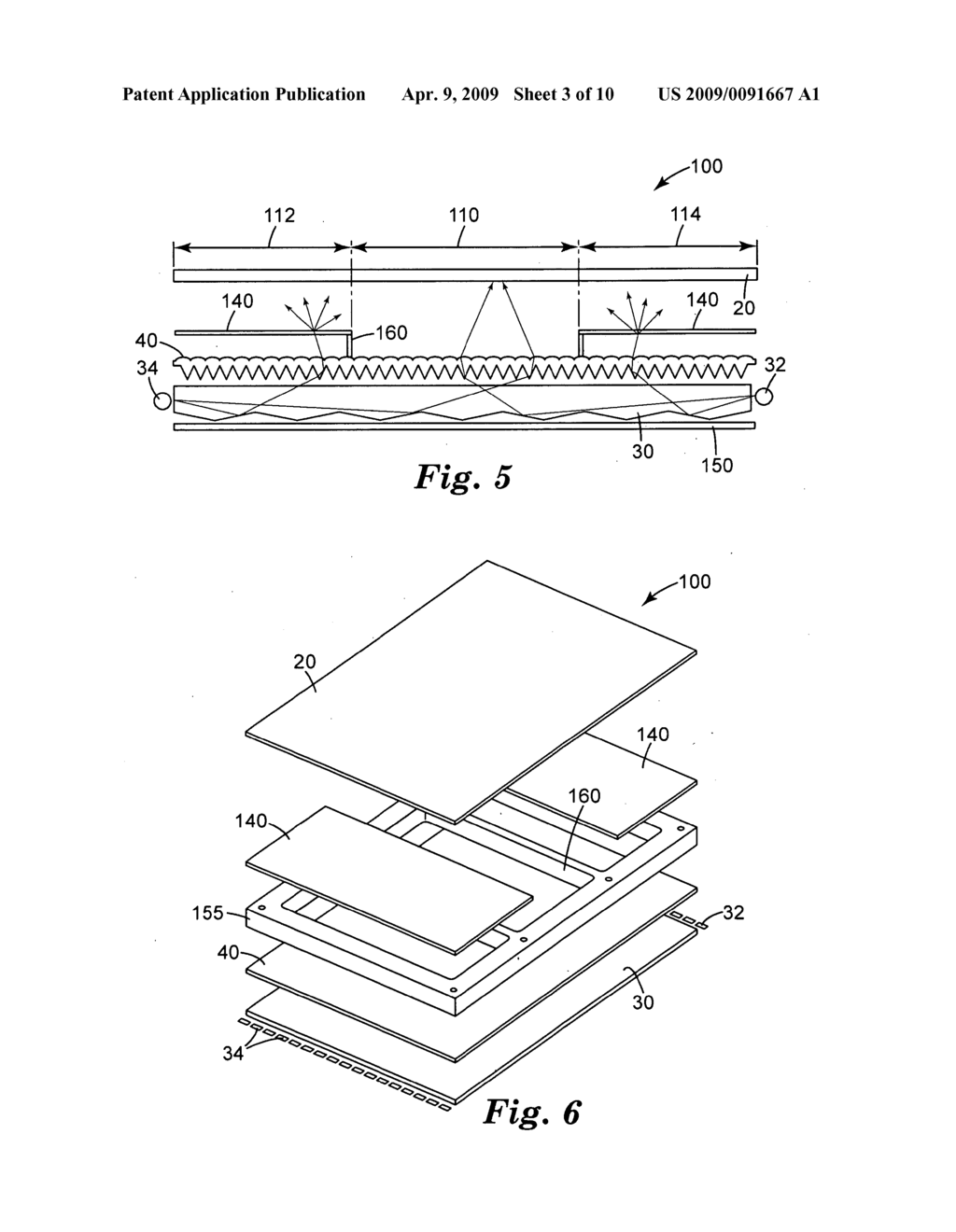 EMBEDDED STEREOSCOPIC 3D DISPLAY AND 2D DISPLAY FILM STACK - diagram, schematic, and image 04