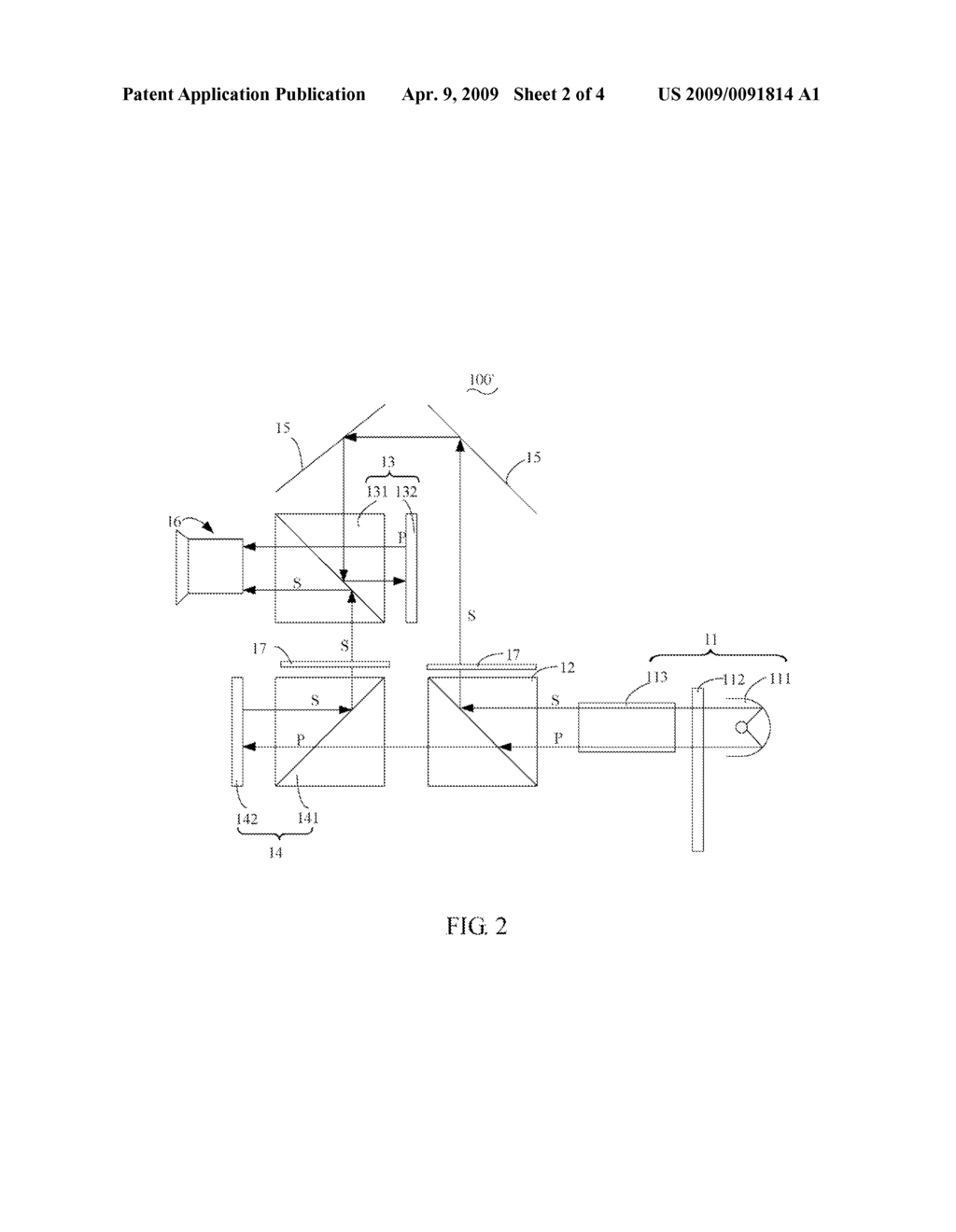 STEREO PROJECTION OPTICAL SYSTEM - diagram, schematic, and image 03