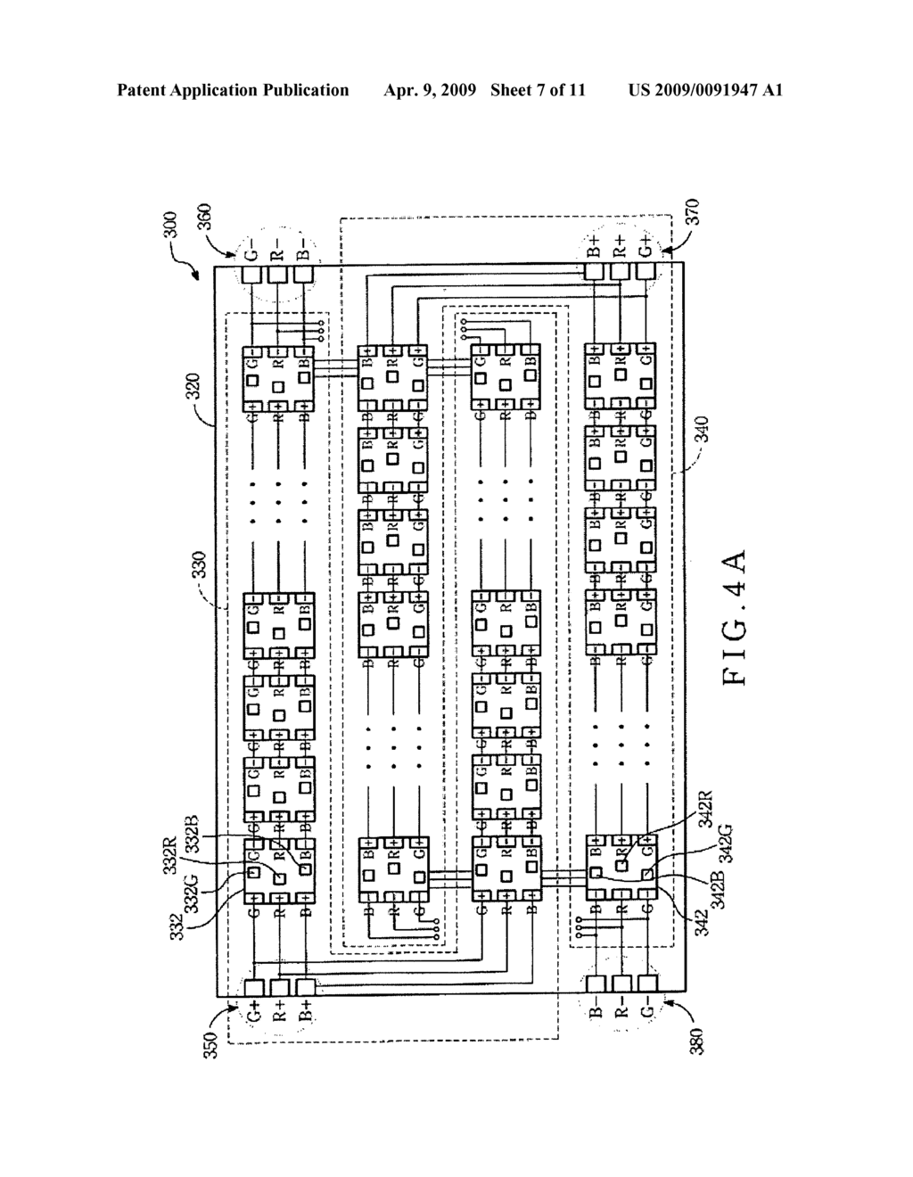 Surface light source structure of backlight module in a flat panel display - diagram, schematic, and image 08