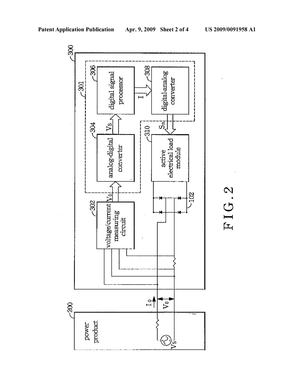 DEVICE FOR SIMULATING RECTIFIED CONSTANT IMPEDANCE LOAD AND METHOD THEREOF - diagram, schematic, and image 03