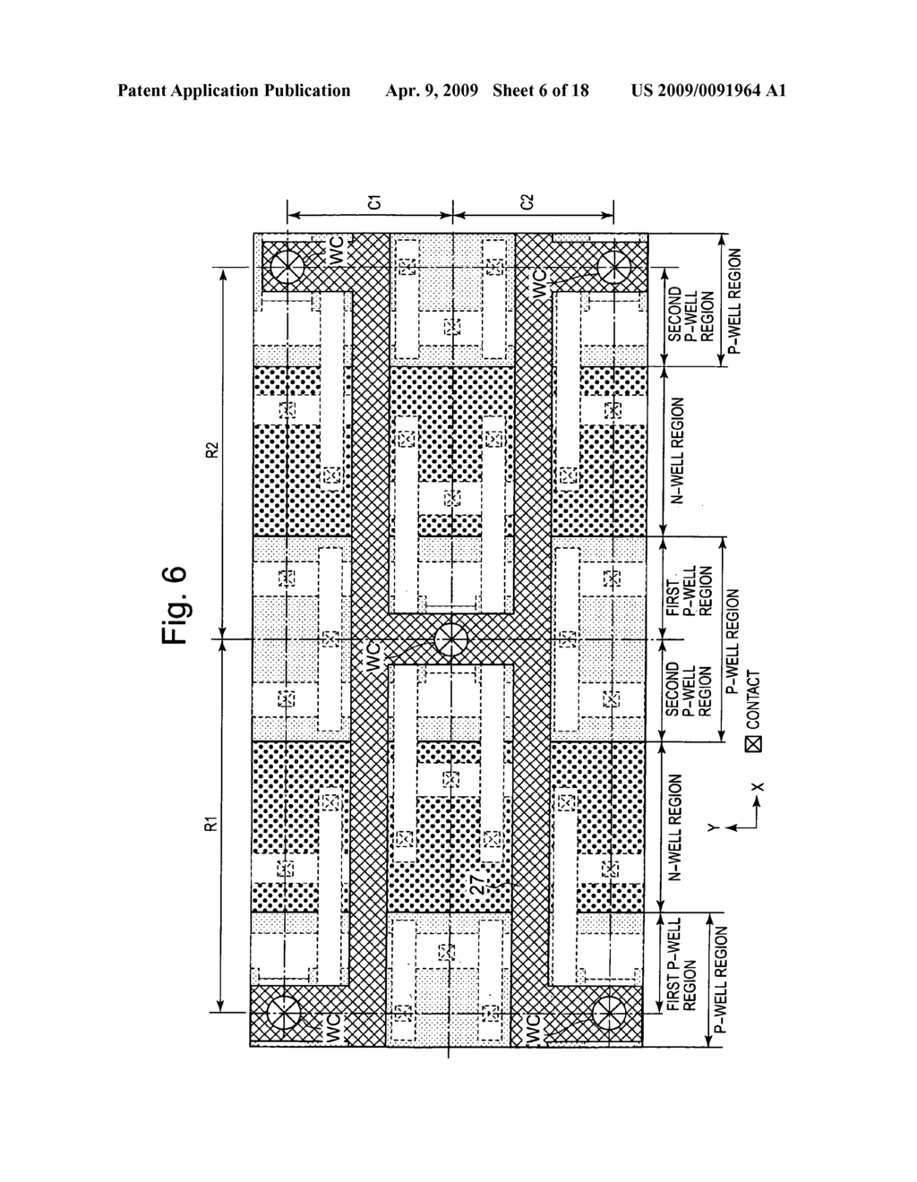 Semiconductor integrated circuit device including static random access memory having diffusion layers for supplying potential to well region - diagram, schematic, and image 07