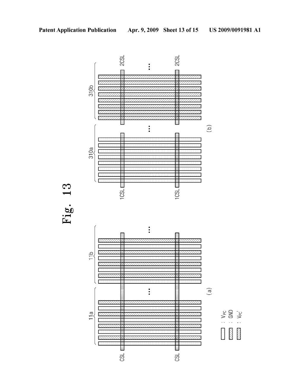 NONVOLATILE MEMORY DEVICE WITH MULTIPLE PAGE REGIONS, AND METHODS OF READING AND PRECHARGING THE SAME - diagram, schematic, and image 14