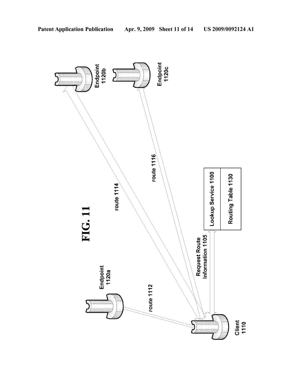 NETWORK ROUTING OF ENDPOINTS TO CONTENT BASED ON CONTENT SWARMS - diagram, schematic, and image 12