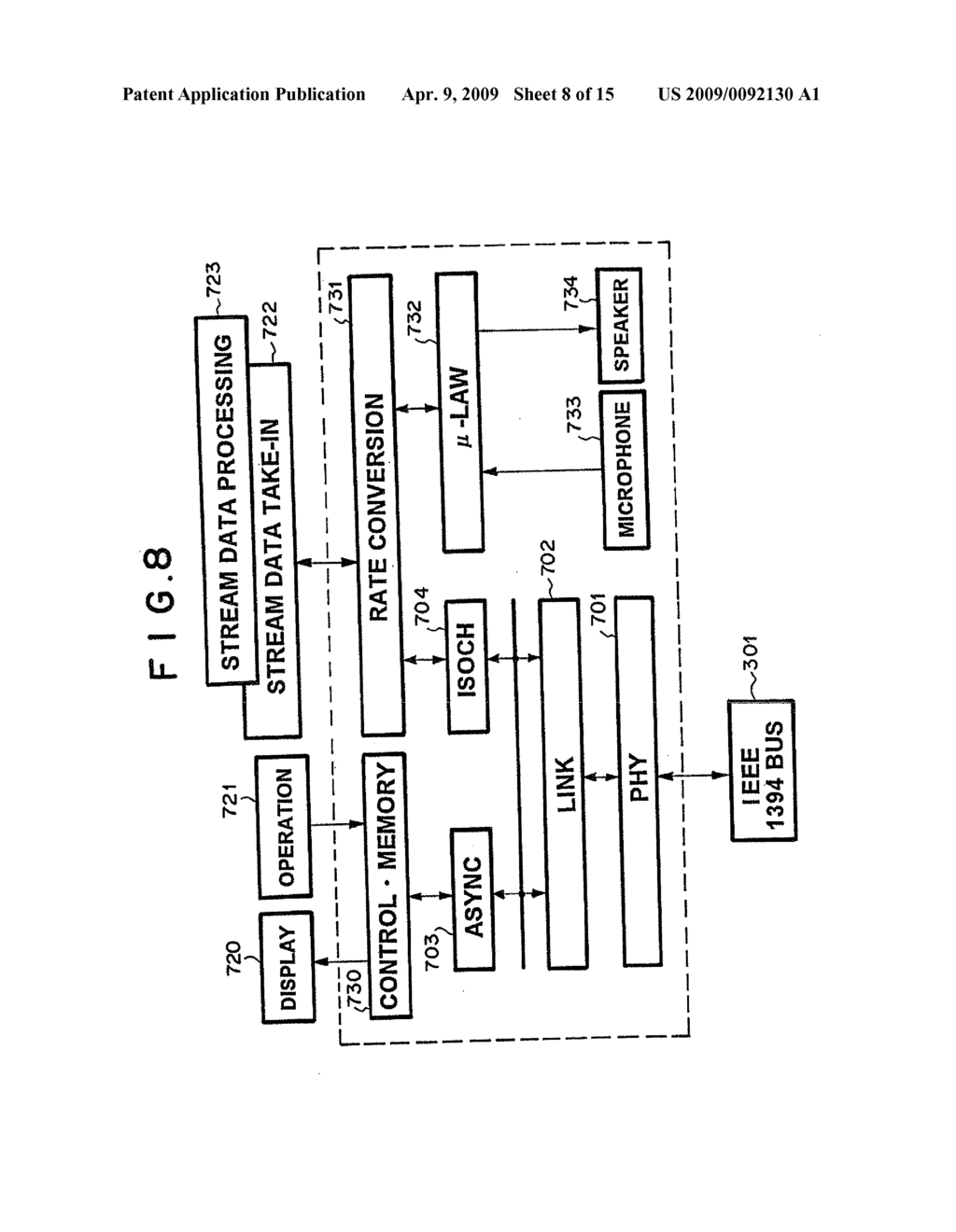 NETWORK SWITCHING SYSTEM WITH ASYNCHRONOUS AND ISOCHRONOUS INTERFACE - diagram, schematic, and image 09